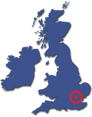 Map of Plesilium location in UK